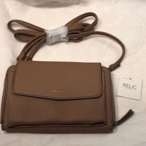 Relic Brown Crossbody Bag